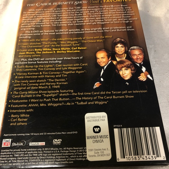 New sealed The Carol Burnett show Collector’s Edition DVDs 16 unedited episodes - Picture 8 of 8
